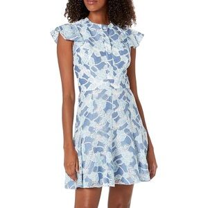 Shoshanna Floral Blue Dress